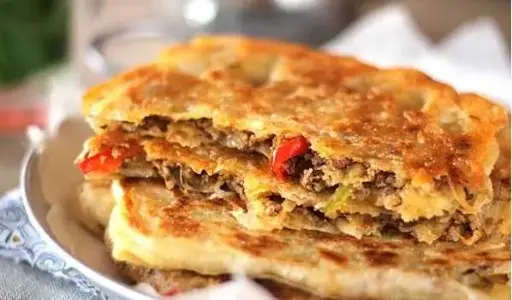 Msamen farcie tomate poivron