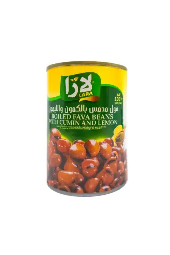 Fèves bouillies au cumin et au citron, Lara, 400g
