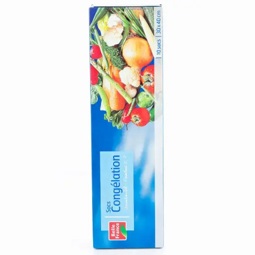 Sacs congélation fermeture zip, Belle france, 30x40cm