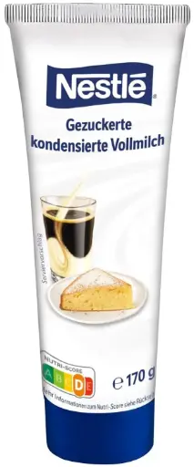  Lait entier concentré sucré Nestlé, 170g