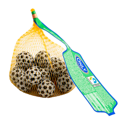 Ballons de football en chocolat au lait 84g