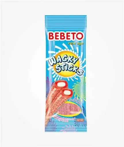 BEBETO Wacky Sticks Bonbon Halal 75 g