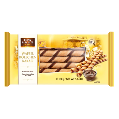 Biscuits roulés au cacao 160g