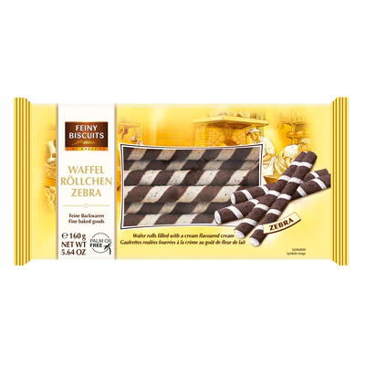 Biscuits roulés zèbré, Feiny Biscuits, 160g 