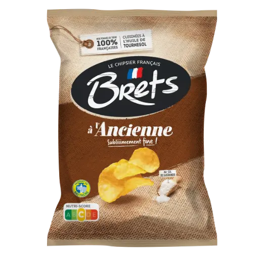 Chips a L'ancienne Sel, Bret's, 125g