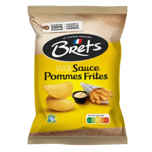 CHIPS BRET'S SAVEUR SAUCE POMMES FRITE 
