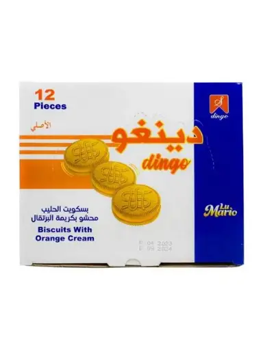 Cookies crème orange, Dingo, 4 pièces 