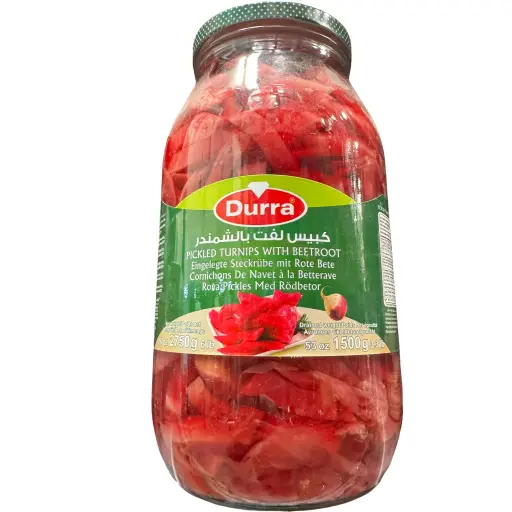 Cornichon de navet à la betterave, Durra, 2750g