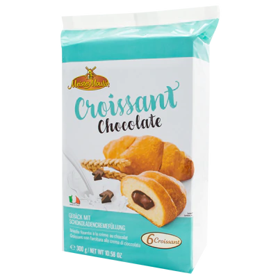 Croissants au chocolat, 6 pc. 300g