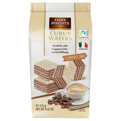 Cubus Wafers cappuccino 125g 