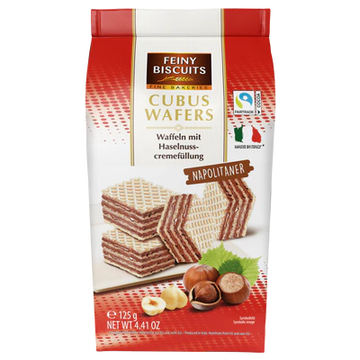 Cubus Wafers napolitaine 125g 