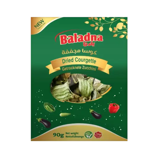 Courgettes séchées, Baladna, 150g
