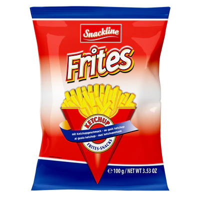 Frites-snacks au goût ketchup