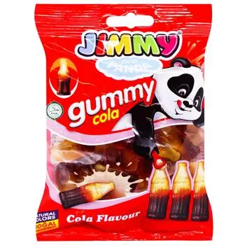 Jimmy Gummy Bonbon Cola 80g