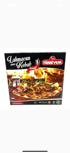 Lahmacun avec kebab boeuf, Turquie, 250g