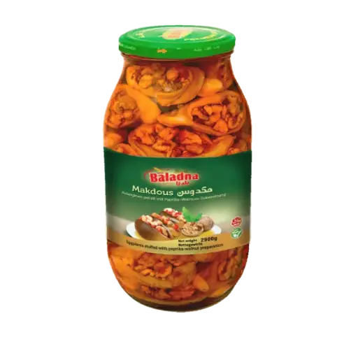 Makdous Aubergines marinées, Baladna, 2900g