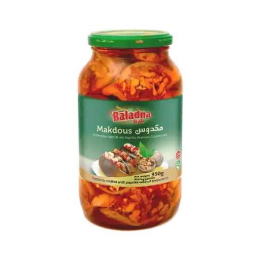 Makdous Aubergines marinées, Baladna, 950g