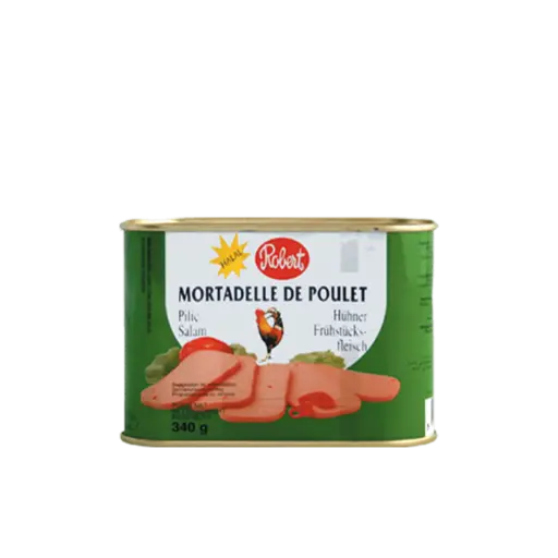 Mortadelle de poulet épicé, Robert, 340g