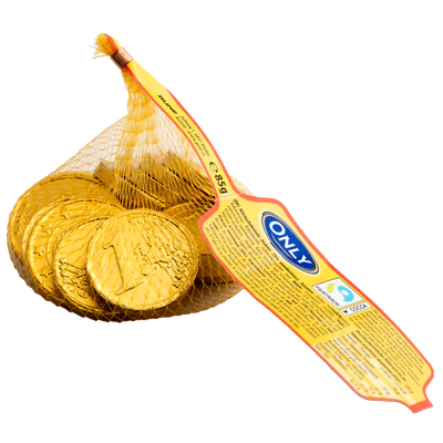 Pèces d'or en chocolat au lait 85g