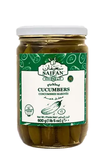 Concombres marinés, Saifan, 600g