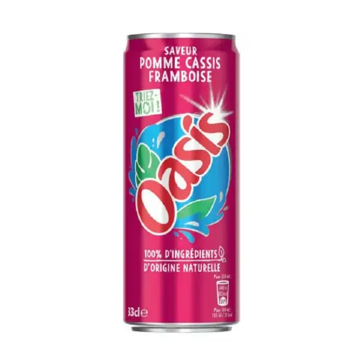 Pomme Cassis Framboise, Oasis, 33cl