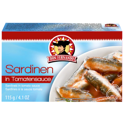 Sardines à la sauce tomate 115g