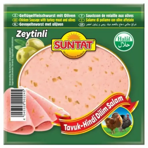 Saucisse de volaille aux olives, Suntat, 200g