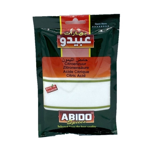 Abido, Acide citric