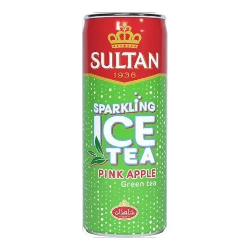 Sparkling Ice Tea Pink Apple, Sultan, 33cl