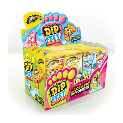 Sucettes pétillantes avec dip 50g