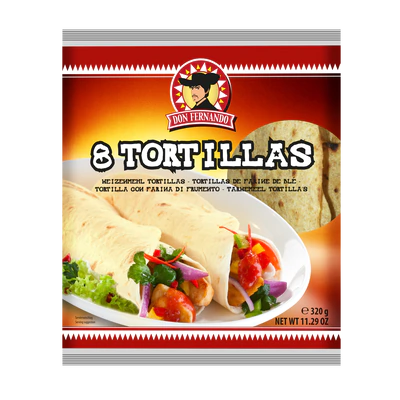 Tortillas à la farine de blé 320g