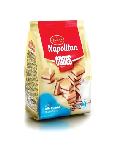 Vincinni Napolitane milk cacao, Cuburi, 180g