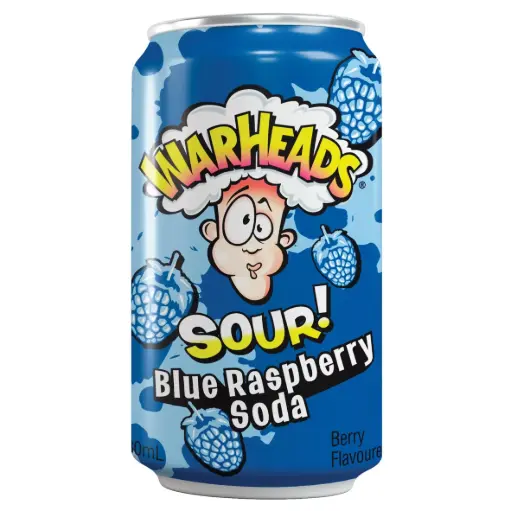 WARHEADS SOUR FRAMBOISE 330ml