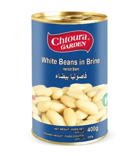 White beans in brine, Chtoura garden, 400g