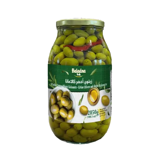 Olives vertes Kalamata, Baladna, 2850g