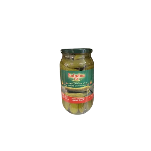 Concombres marinés aigres-doux au piment (gros), Baladna, 1000g