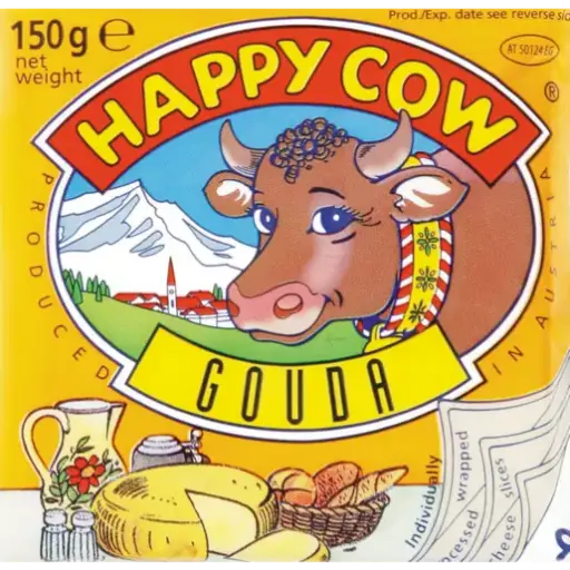  Fromage Gouda, Happy Cow, 150g