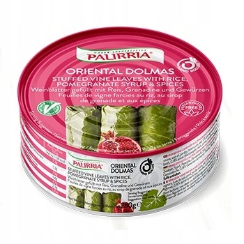 Feuilles de Vigne Farcies au sirop de grenade, Paliria, 280g