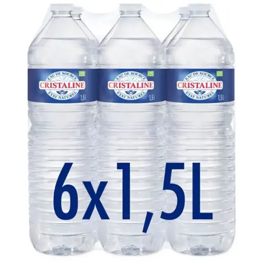 Eau De Source, Cristaline, 1.5L x 6