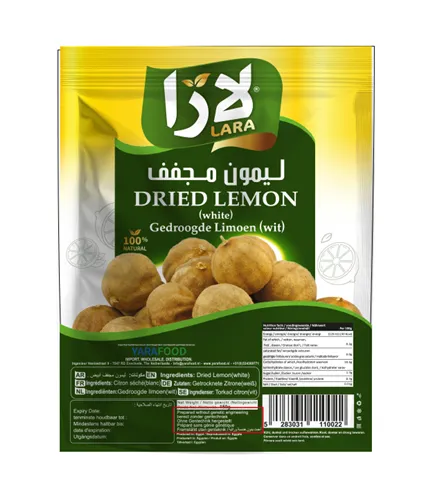 Citron séché blanc, Lara, 150g
