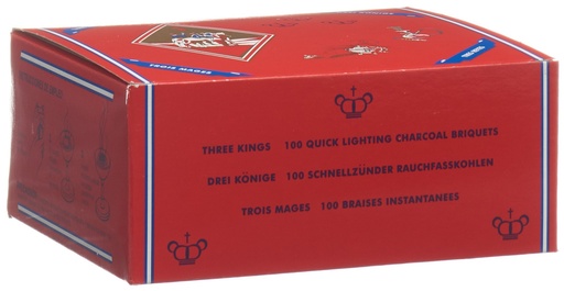 (Price/Each)Charcoal 3 Kings 36X10X33 Mm