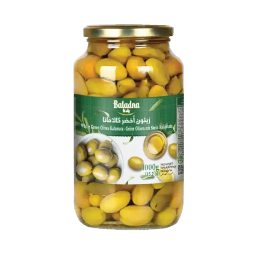 Olives vertes Kalamata, Baladna, 1000g