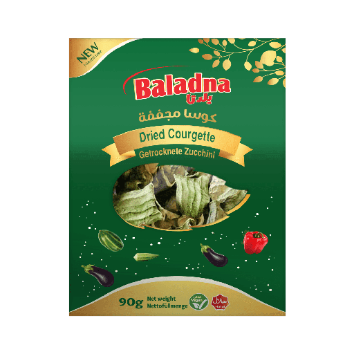 Courgettes séchées, Baladna, 150g