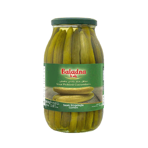 Les concombres marinés aigres, Baladna, 2800g