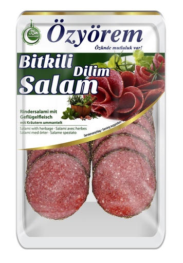OZYOREM Bitki Dilim Salami 80g