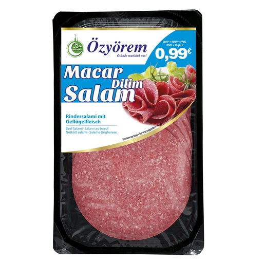 OZYOREM Macar Dilim Salami 80 gr