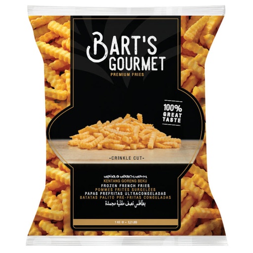 BARTS GOURMET Frites Crinkle 1 kg