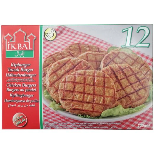 IKBAL Kipburger / Burger 2160 g