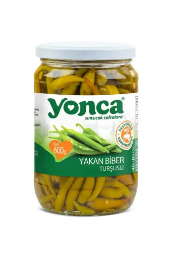 YEBI Cornichons au piment fort 600g