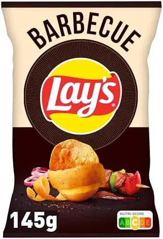 LAYS Chips Saveur Barbecue BBQ 145g